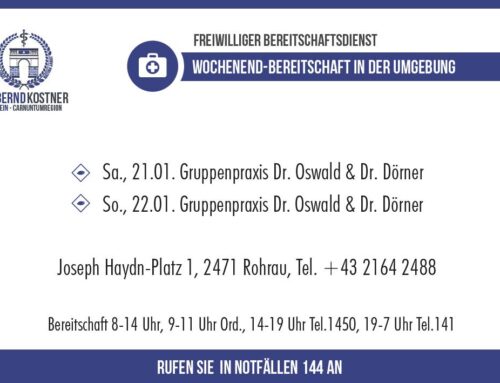 Wochenendbereitschaftsdienst